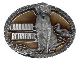 TAN556E Labrador Retriever Buckle (or Lab Buckle)